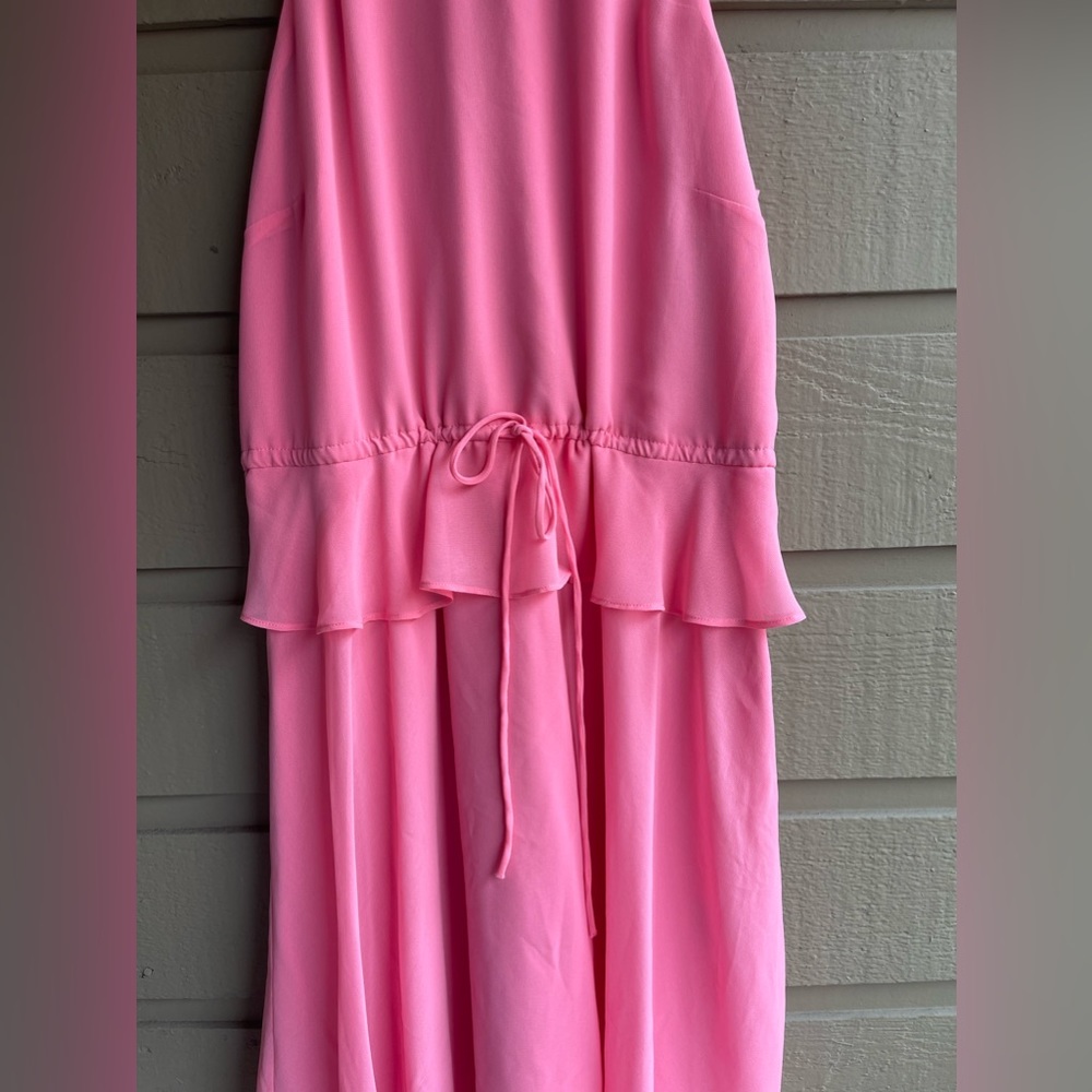 Sam Edelman Sleeveless Solid Halter Hankerchief D… - image 5